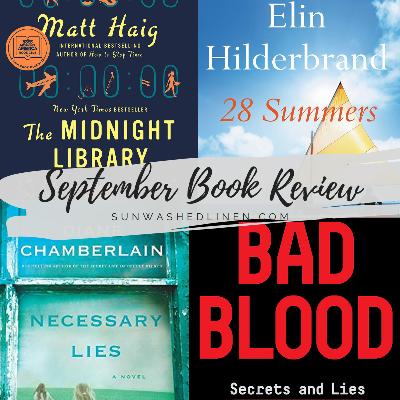 September Book Review - Sunwashed Linen